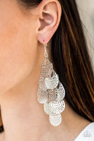 Paparazzi Lure Them In - Silver Earrings