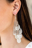 Paparazzi Lure Them In - Silver Earrings