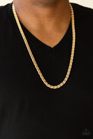 Paparazzi Go Down Fighting & Fighting Chance - Gold Men’s Set