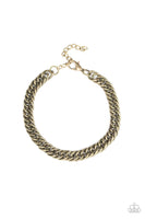 Paparazzi Next Man Up - Brass Bracelet