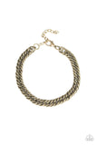 Paparazzi Next Man Up - Brass Bracelet