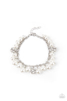 Paparazzi The GRANDEUR Tour - White Bracelet