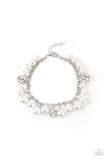 Paparazzi The GRANDEUR Tour - White Bracelet