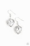 Paparazzi Real Romance - White Earrings