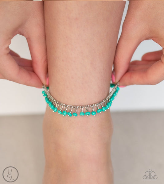 Paparazzi Mermaid Mix - Blue Anklet