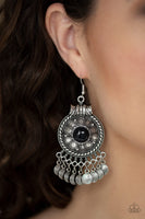 Paparazzi Rural Rhythm - Black Earrings