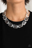 Paparazzi The ICE President - White Necklace