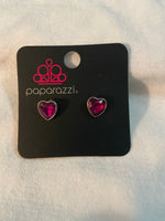 Paparazzi Starlet Shimmer Heart earrings