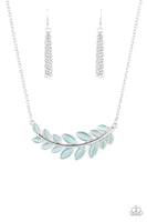 Paparazzi Frosted Foliage- Blue Necklace