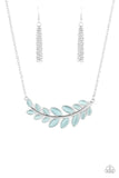 Paparazzi Frosted Foliage- Blue Necklace