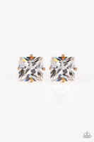 Paparazzi Prima Donna Drama - Gold Post Earrings