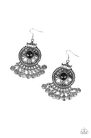 Paparazzi Rural Rhythm - Black Earrings