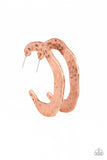 Paparazzi The Hoop Up - Copper Hoop Earrings
