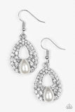Paparazzi Share The Wealth - White Earrings
