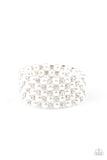 Paparazzi Rich Royal - White Bracelet