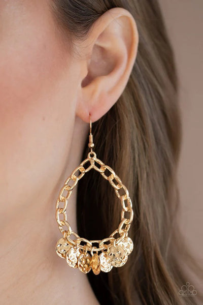 Paparazzi Street Appeal - Gold Earrings