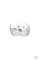 Paparazzi Looking For Trouble - White Wrap Bracelet