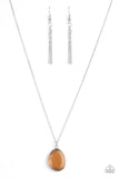 Paparazzi Icy Opalescence - Brown Necklace