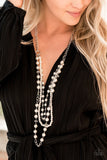 Paparazzi New York City Chic - White Necklace