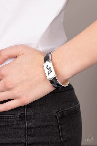 Paparazzi Born To Be Wild - Silver Wrap Bracelet