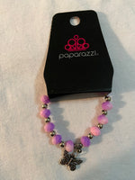 Paparazzi Starlet Shimmer Ombré butterfly charm bracelets