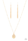 Paparazzi They Call Me Mama - Gold Necklace