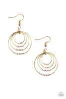 Paparazzi Sparkle Spectrum - Gold Earrings