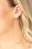 Paparazzi Extra Extra - Gold Hoop Earrings