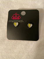 Paparazzi Starlet Shimmer Colorful Heart earrings