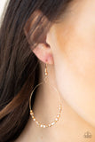 Paparazzi Prize Winning Sparkle - Gold Earrings