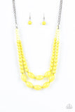 Paparazzi Sundae Shoppe - Yellow Necklace