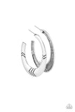 Paparazzi Tribe Pride - Silver Hoop Earrings
