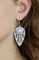 Paparazzi Take A WALKABOUT - Silver Earrings