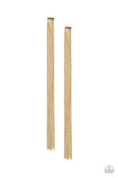 Paparazzi Head To Toe Dazzle - Gold Earrings
