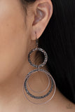 Paparazzi Eclipsed Edge - Copper Earrings