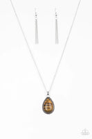 Paparazzi On The Home FRONTIER - Brown Necklace