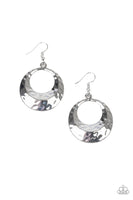 Paparazzi Savory Shimmer - Silver Earrings
