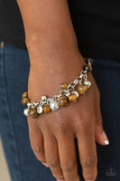 Paparazzi Glossy Glow - Brown Bracelet