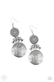 Paparazzi Garden Adventure - Silver Earrings