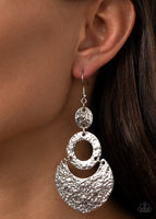 Paparazzi Shimmer Suite - Silver Earrings