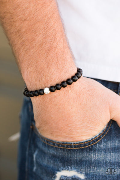 Paparazzi Solitude - White Urban Bracelet