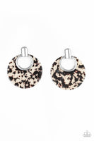 Paparazzi Metro Zoo - White Earrings