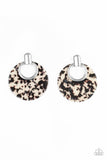 Paparazzi Metro Zoo - White Earrings