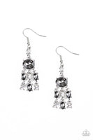 Paparazzi Demurely Divine - Silver Earrings