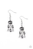 Paparazzi Demurely Divine - Silver Earrings