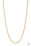 Paparazzi Jump Street - Gold Men’s Necklace