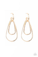 Paparazzi Droppin Drama - Gold Earrings