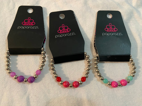 Paparazzi Starlet Shimmer 4 bead bracelet