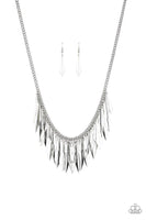 Paparazzi The Thrill-Seeker - Silver Necklace