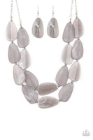 Paparazzi Colorfully Calming - Silver Necklace
